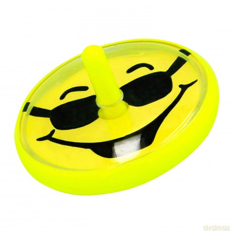 Set 18 Smiling Spinning Tops 6 Colours Ass. (4