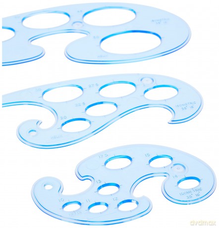 Set 3 Pz Curvilinee