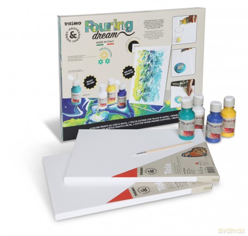 Set Pouring Pronto All'Uso 4 Color