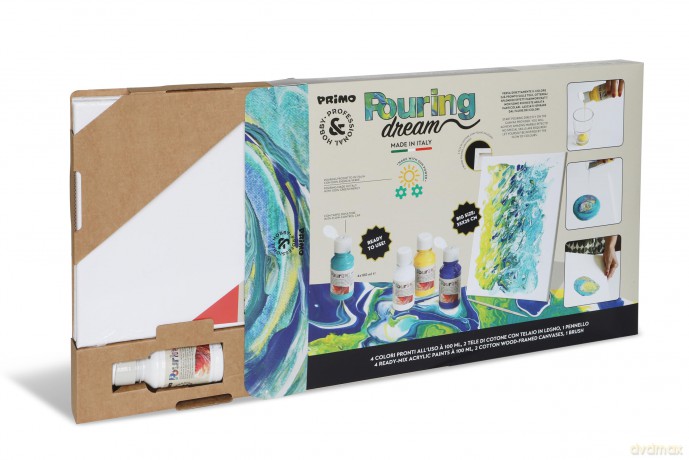 Set Pouring Pronto All'Uso 4 Color