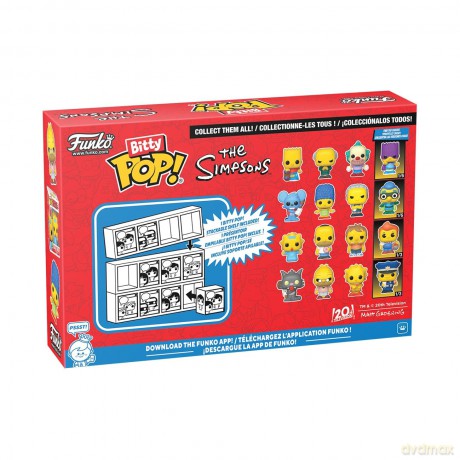 Simpsons - Bitty Pop 4 Pack 2.5cm - Itchy