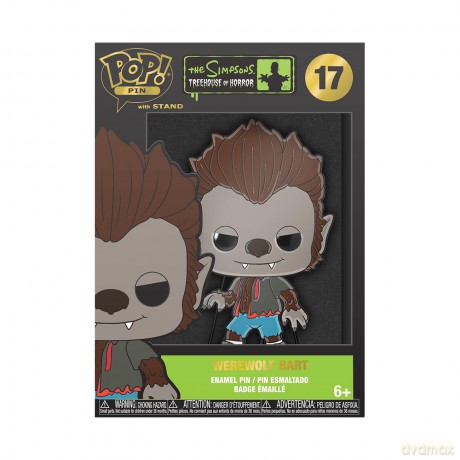 Simpsons (The): Funko Pop! Large Enamel Pin - Werewolf Bart
