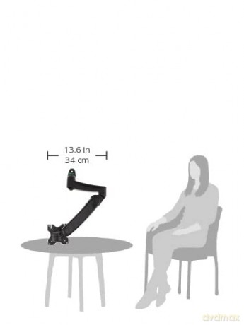 Single-Monitor Arm - Wallmount