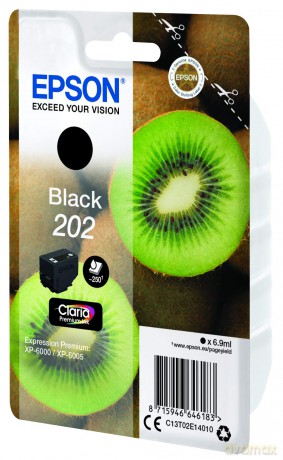 Singlepack Black 202 Claria Premium