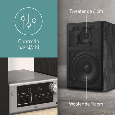Sistema Micro 80w Cd Dab Bluetooth