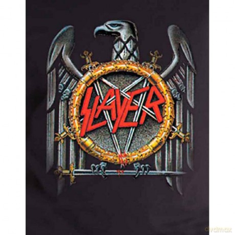 Slayer Men's Tee: Silver Eagle (Large)