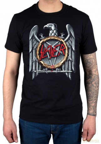 Slayer Men's Tee: Silver Eagle (X-Large)