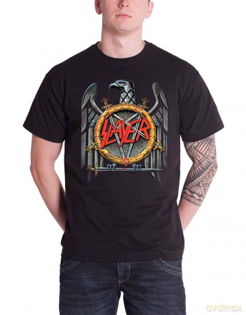 Slayer Men's Tee: Silver Eagle (XX-Large)