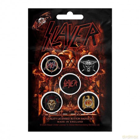 Slayer: Eagle Button Badge Pack