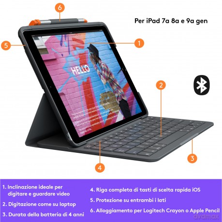 Slim Folio Ipad (7th Gen) Ita