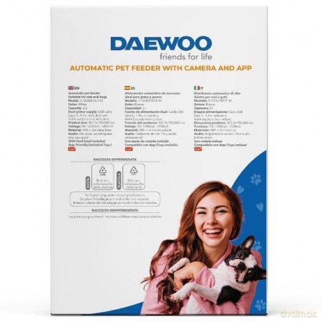 Smart Pet Feeder+Camera+App (2l)