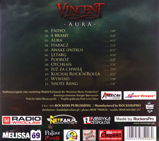 Vincent: Aura [CD] 