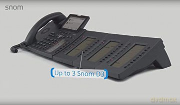 Snom D385n W/O Ps Black (No Bt)