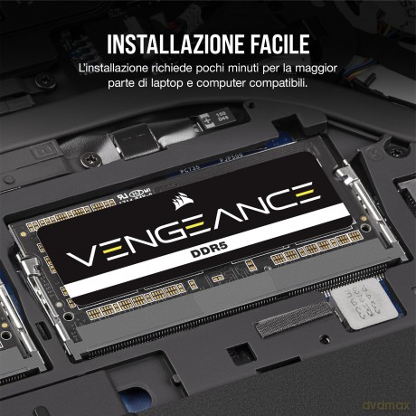 So Ddr5 64gb Pc 5600 Cl48 Corsair Kit 2x32gb Venge