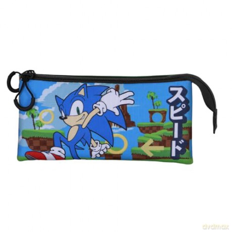 Sonic - Greenhill - Triple Pencil Case