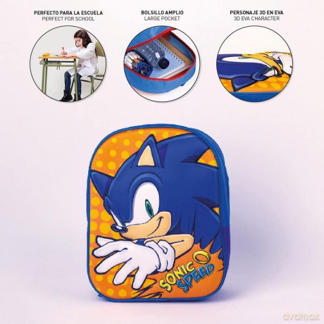 Sonic: Cerdŕ (Zaino Bambino 3d)