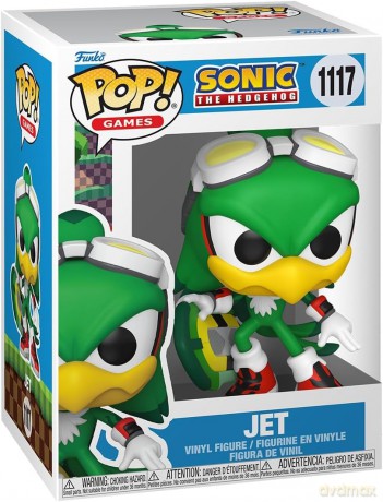 Sonic: Funko Pop! Games - Jet The Hawk With Board