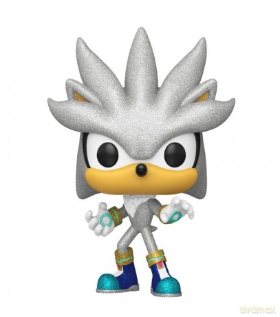 Sonic The Hedgehog POP! Games Vinyl Figure Silver The Hedgehog (FL) 9 cm