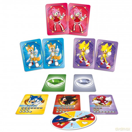 Sonic: Lisciani - 2 In 1 Card Games In A Backpack