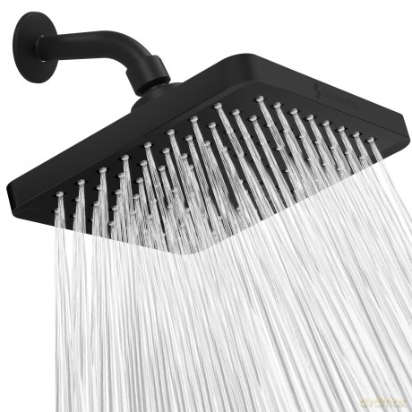 Sparkpod Shower Head 8 Square Matte Black