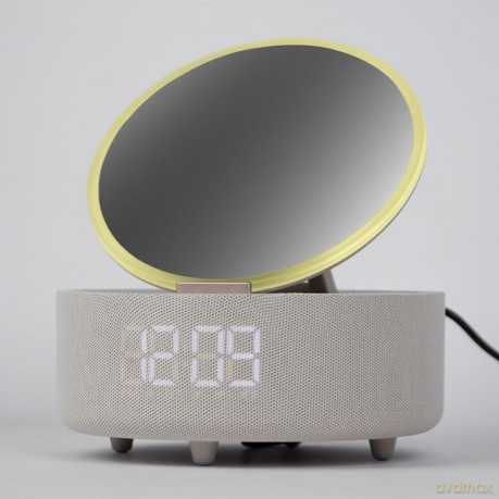 Specchio Lampada Orologio Cassa Gra