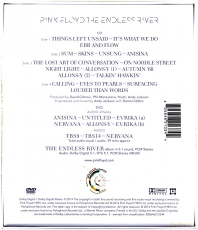 Pink Floyd: The Endless River [CD]+[DVD]