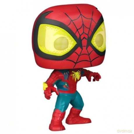 Spider-Man Pop! Vinyl Figur Oscorp Suit 9 Cm
