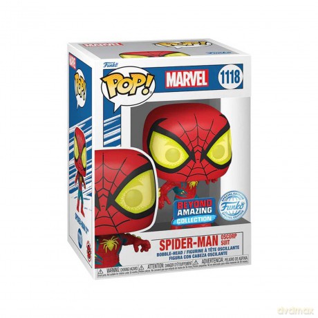 Spider-Man Pop! Vinyl Figur Oscorp Suit 9 Cm