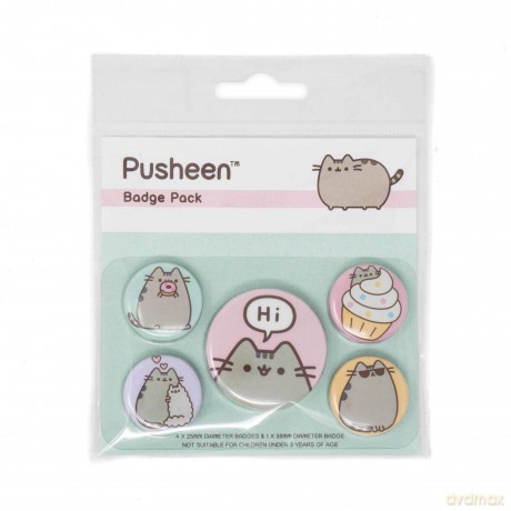 Przypinki Pusheen The Cat Pusheen Says Hi