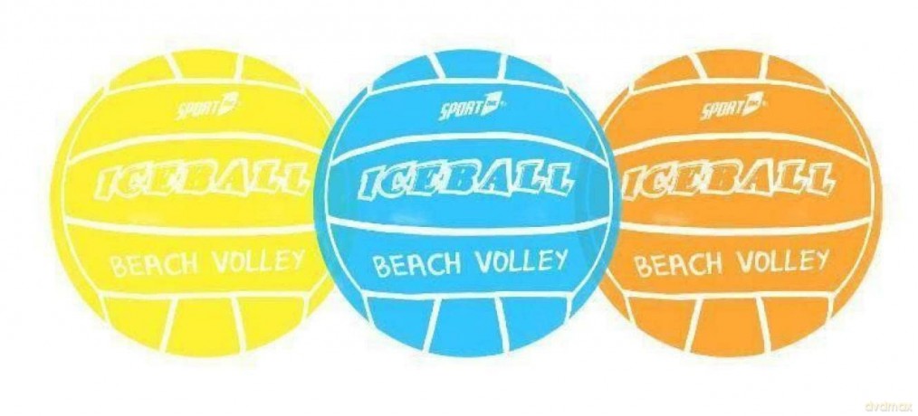 Sport1: Pallone Beach Volley Pvc Trasparente Iceball
