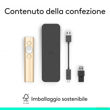 Spotlight Pres Remote Gold