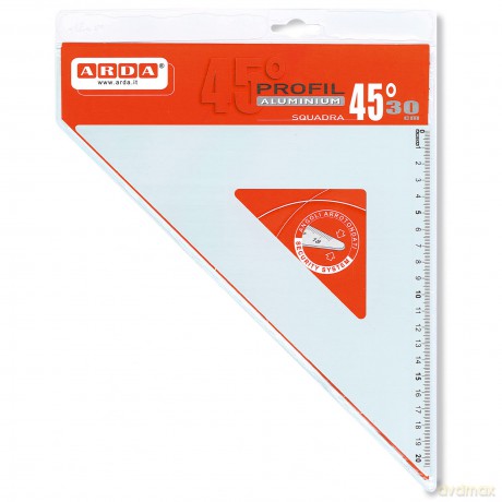 Squadra 45Â° 30 Cm Alluminio