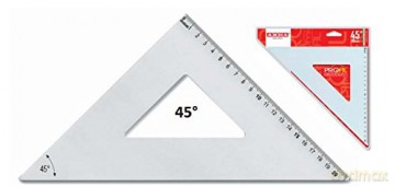 Squadra Alluminio Profil 45Â°Cm 25
