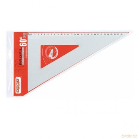 Squadra Alluminio Profil 60Â° Cm 25