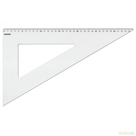 Squadra Alluminio Profil 60Â° Cm 35