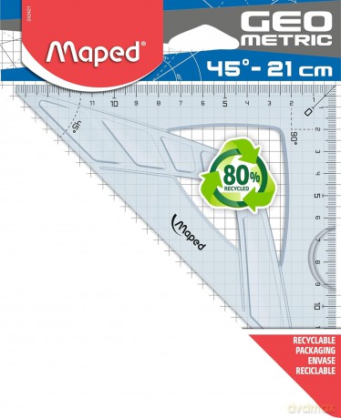 Squadra Geometric 21cm - 45Â°