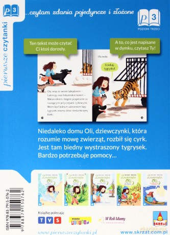 Zwierzęta Oli: Uciekaj tygrysku. - Mymi Doinet [KSIĄŻKA]