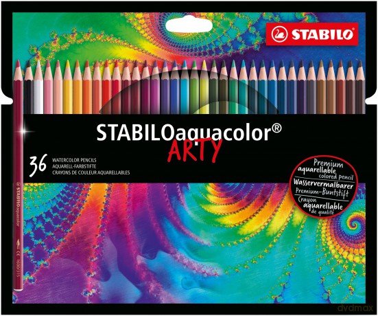 Stabilo Aquacolor Arty Line Astuccio In Cartone Da 36 Colori Ass.