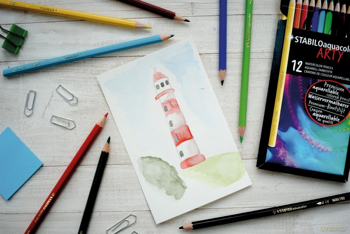 Stabilo Aquacolor Arty Line Astuccio In Cartone Da 36 Colori Ass.