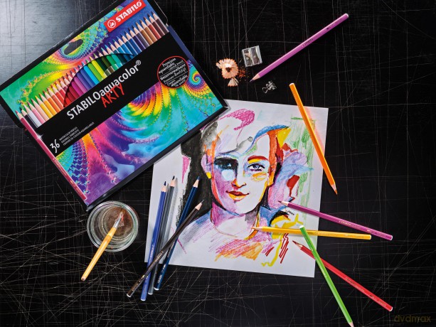 Stabilo Aquacolor Arty Line Astuccio In Cartone Da 36 Colori Ass.