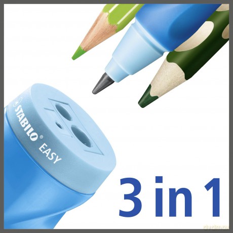 Stabilo Easy Sharpener Right Handed - Blue