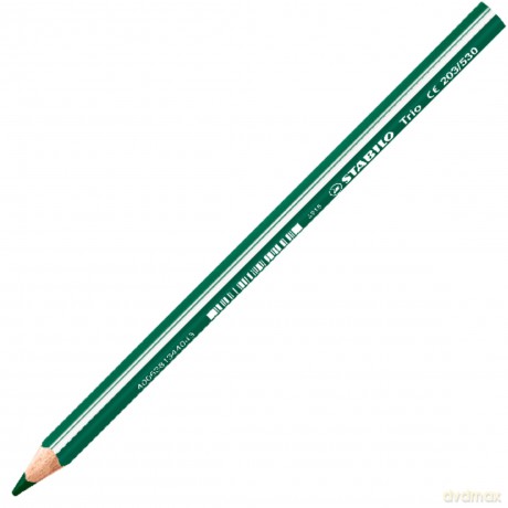 Stabilo Trio Thick Colouring Pencil With Sharpener - Assorted Colours, Wallet Of 24