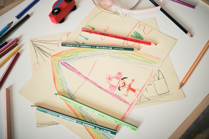 Stabilo Trio Thick Colouring Pencil With Sharpener - Assorted Colours, Wallet Of 24
