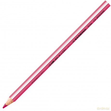 Stabilo Trio Thick Wallet Of 18 Colours With Sharpener- Triangular Colored Pencil
