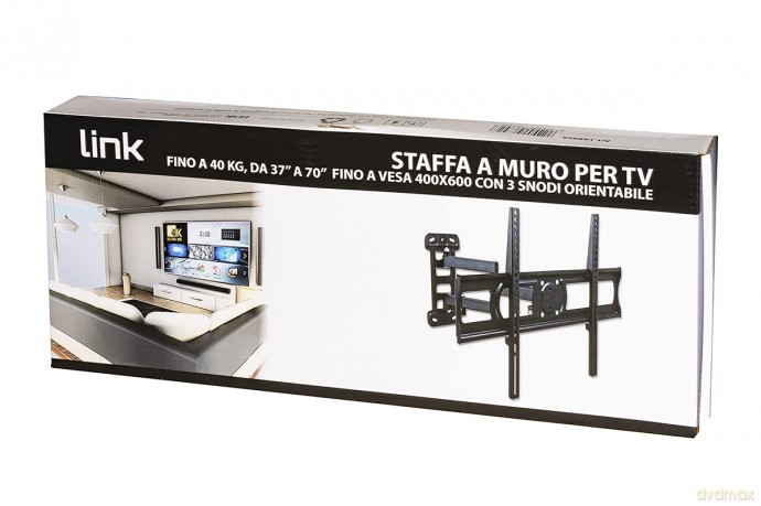 Staffa A Muro Per Tv Fino A 40 Kg,