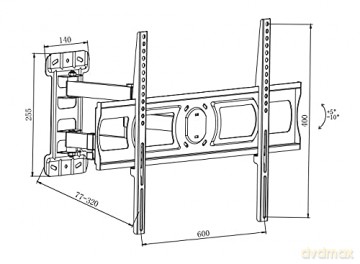 Staffa A Muro Per Tv Fino A 40 Kg,