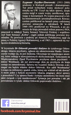 Dr Orłowski prowadzi śledztwo - Zygmunt Zeydler Zborowski  [KSIĄŻKA]