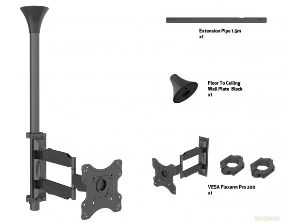 Staffa A Soffitto Serie M Vesa 200