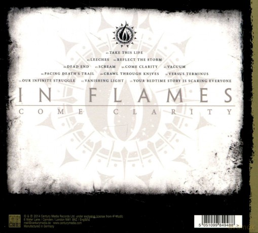 In Flames: Come Clarity [CD]