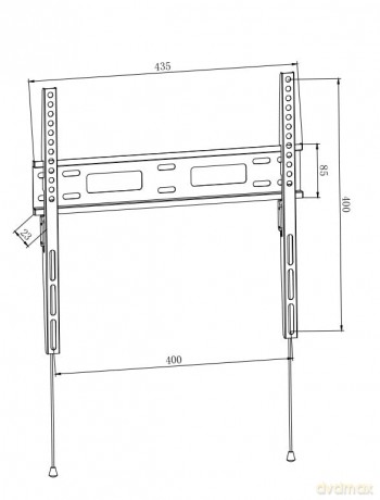 Staffa Tv Fino A 50 Kg, 35-55"